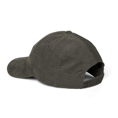 Embroidered Loch Ness Monster Doodle Corduroy Hat