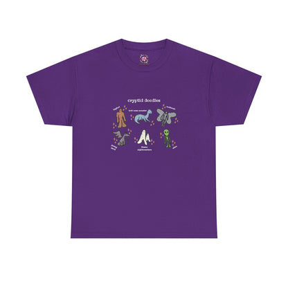 Cryptid Doodles Cotton Tee