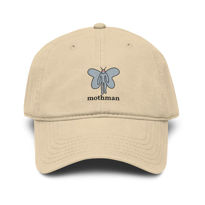 Embroidered Mothman Doodle Baseball Cap