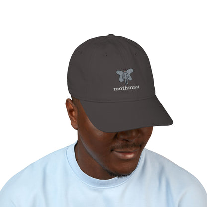 Embroidered Mothman Doodle Dad Hat