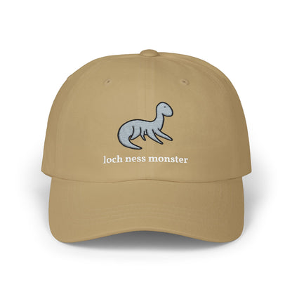 Embroidered Loch Ness Monster Nessie Doodle Dad Hat