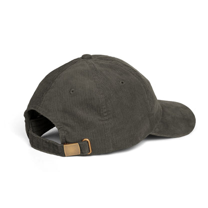 Embroidered Mothman Doodle Corduroy Cap