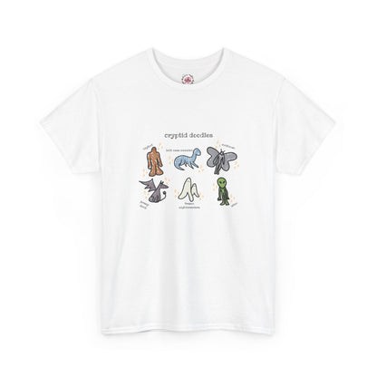 Cryptid Doodles Cotton Tee