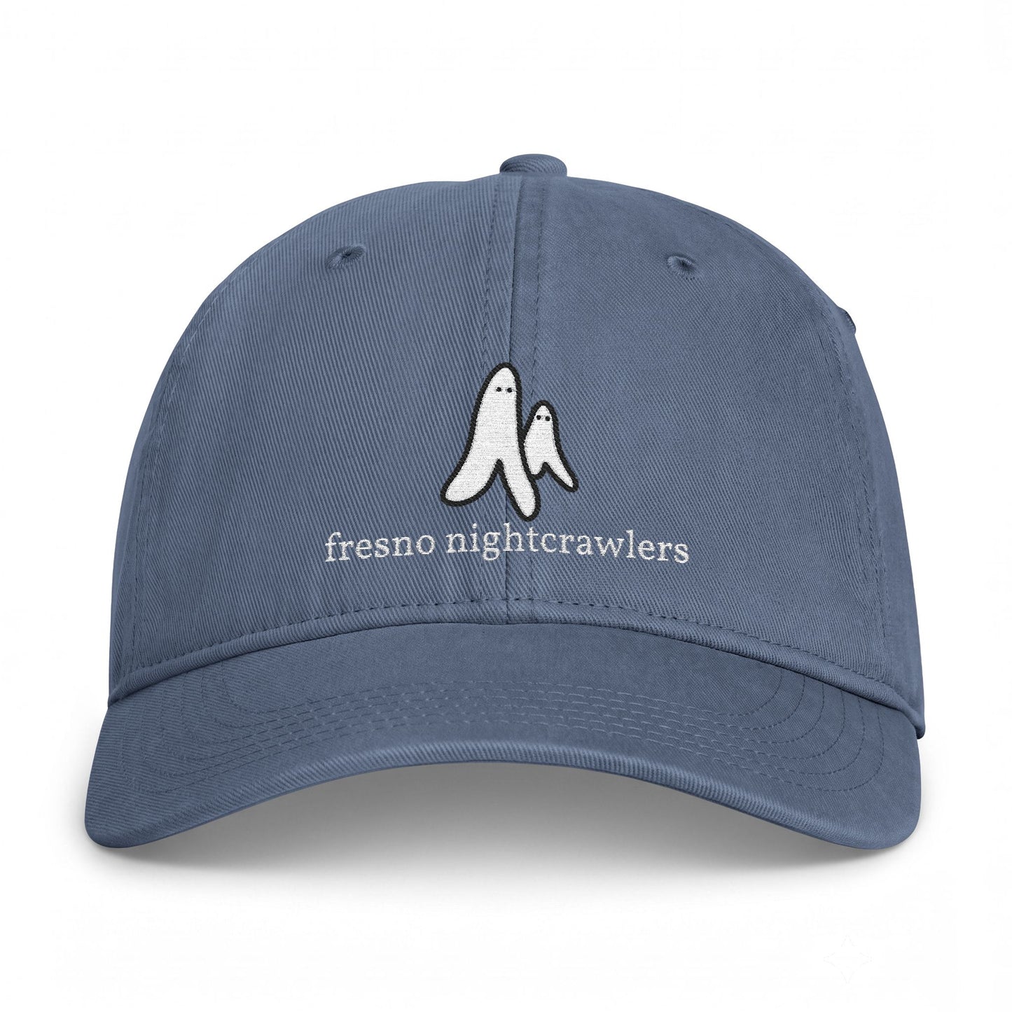 Embroidered Fresno Nightcrawlers Doodle Washed Cotton Hat
