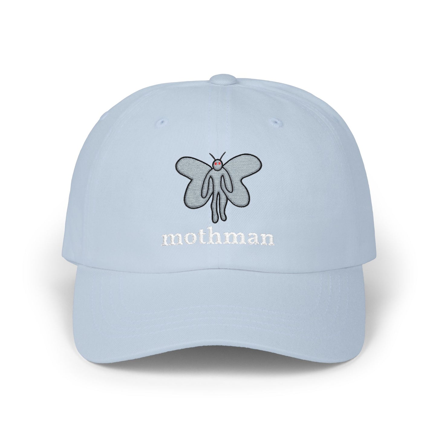 Embroidered Mothman Doodle Dad Cap