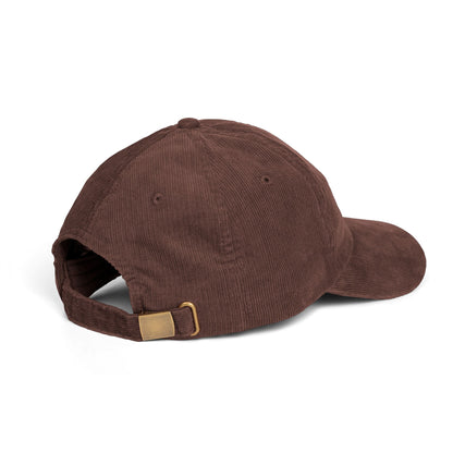 Corduroy Bigfoot Doodle Embroidered Cap