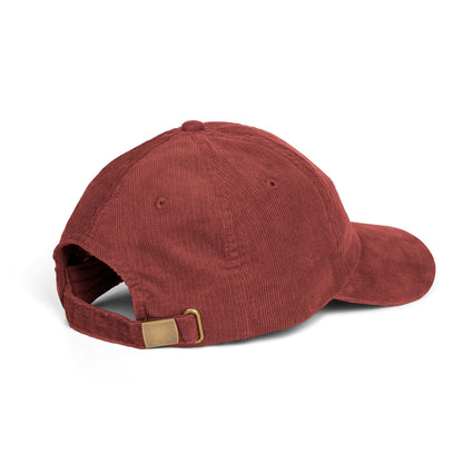 Corduroy Bigfoot Doodle Embroidered Cap