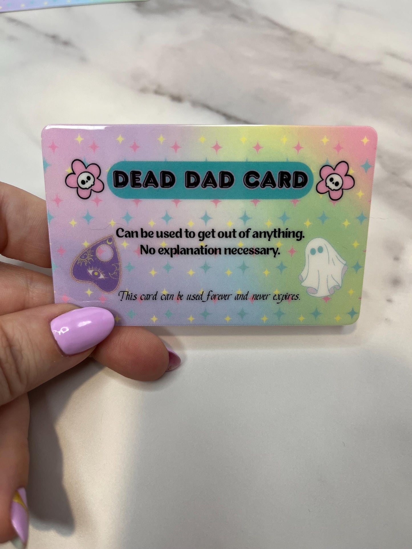 Dead Dad/Mom/Parents Card