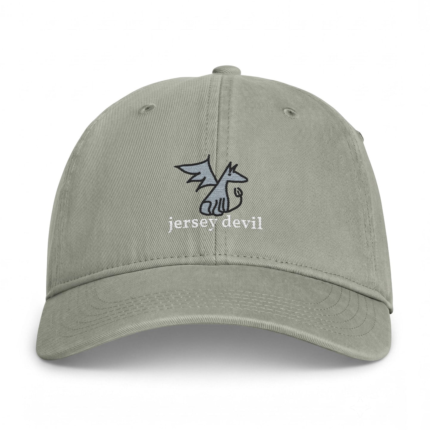 Jersey Devil Doodle Embroidered Baseball Hat