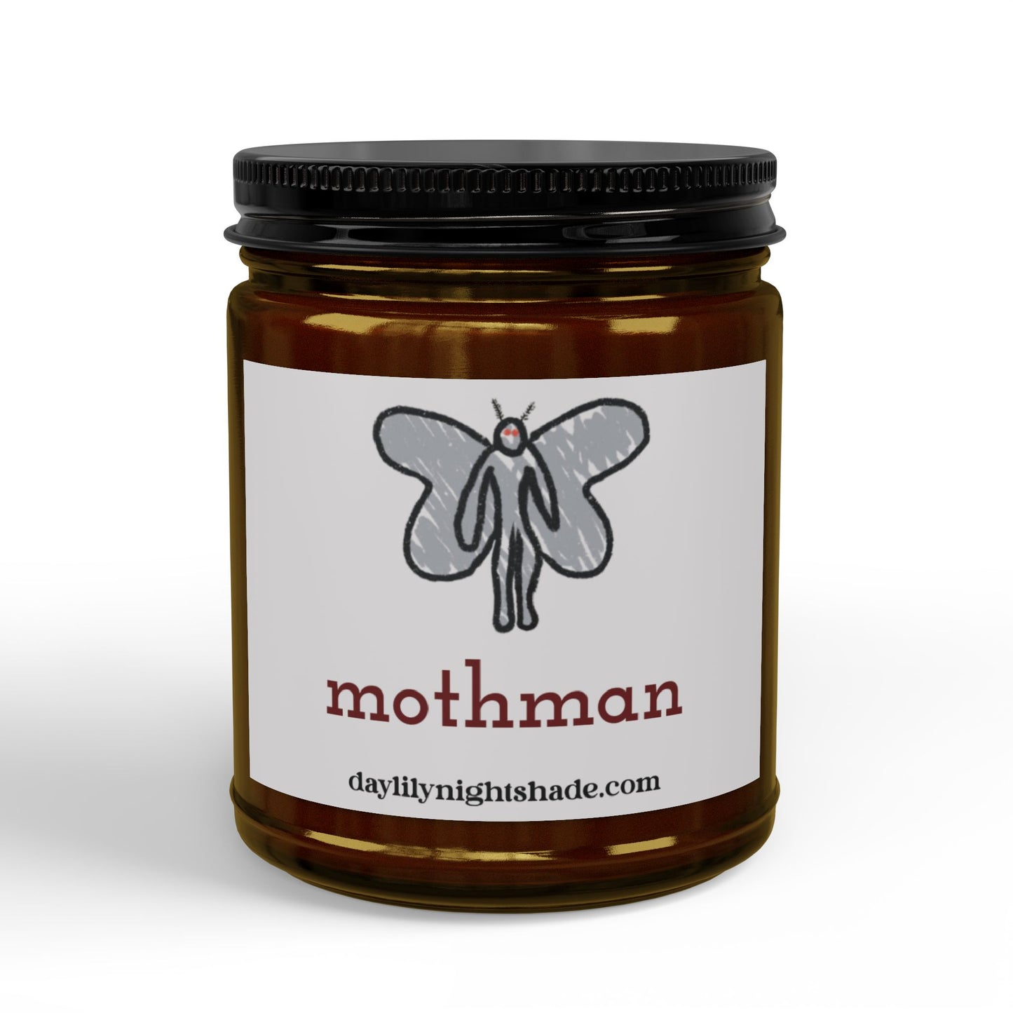 Mothman Scented Soy Candle Eucalyptus and Lavender