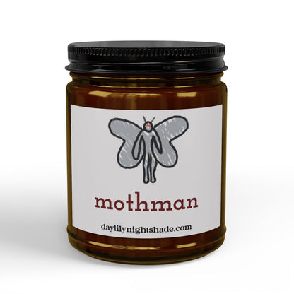 Mothman Scented Soy Candle Eucalyptus and Lavender
