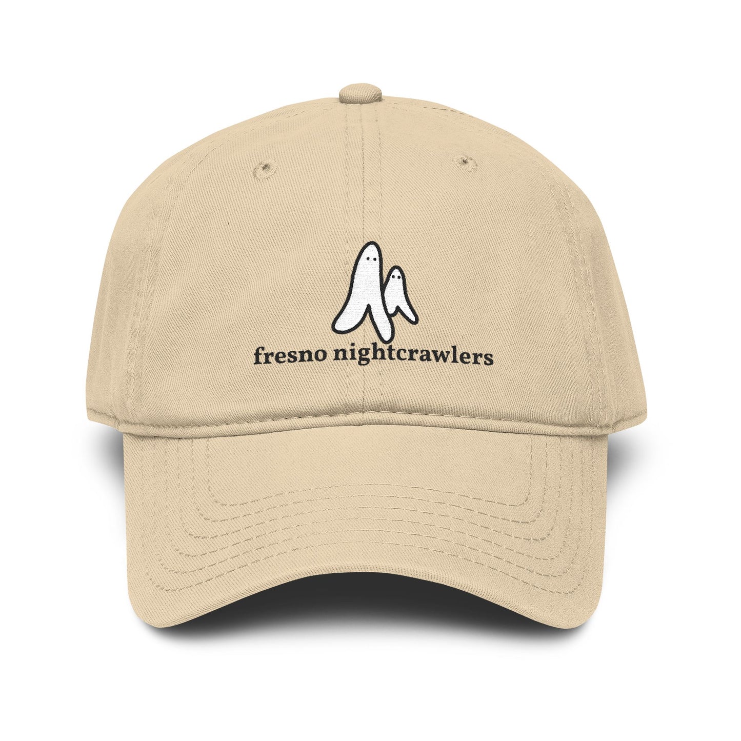 Embroidered Fresno Nightcrawlers Doodle Washed Baseball Cap
