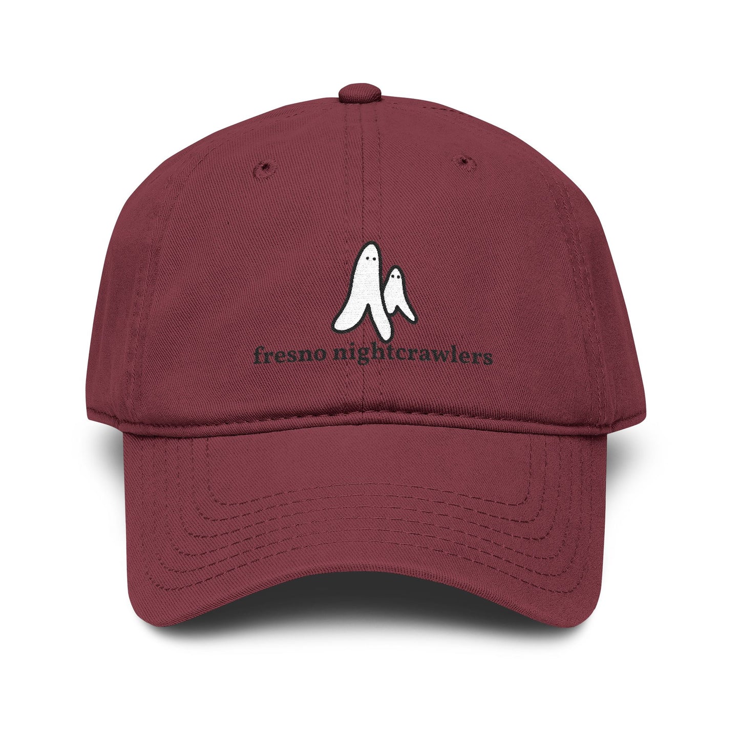 Embroidered Fresno Nightcrawlers Doodle Washed Baseball Cap