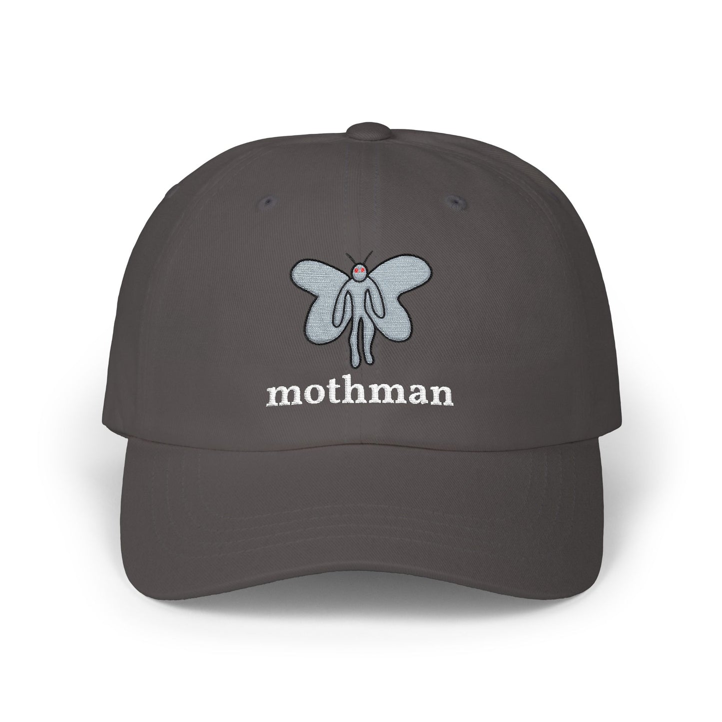 Embroidered Mothman Doodle Dad Cap