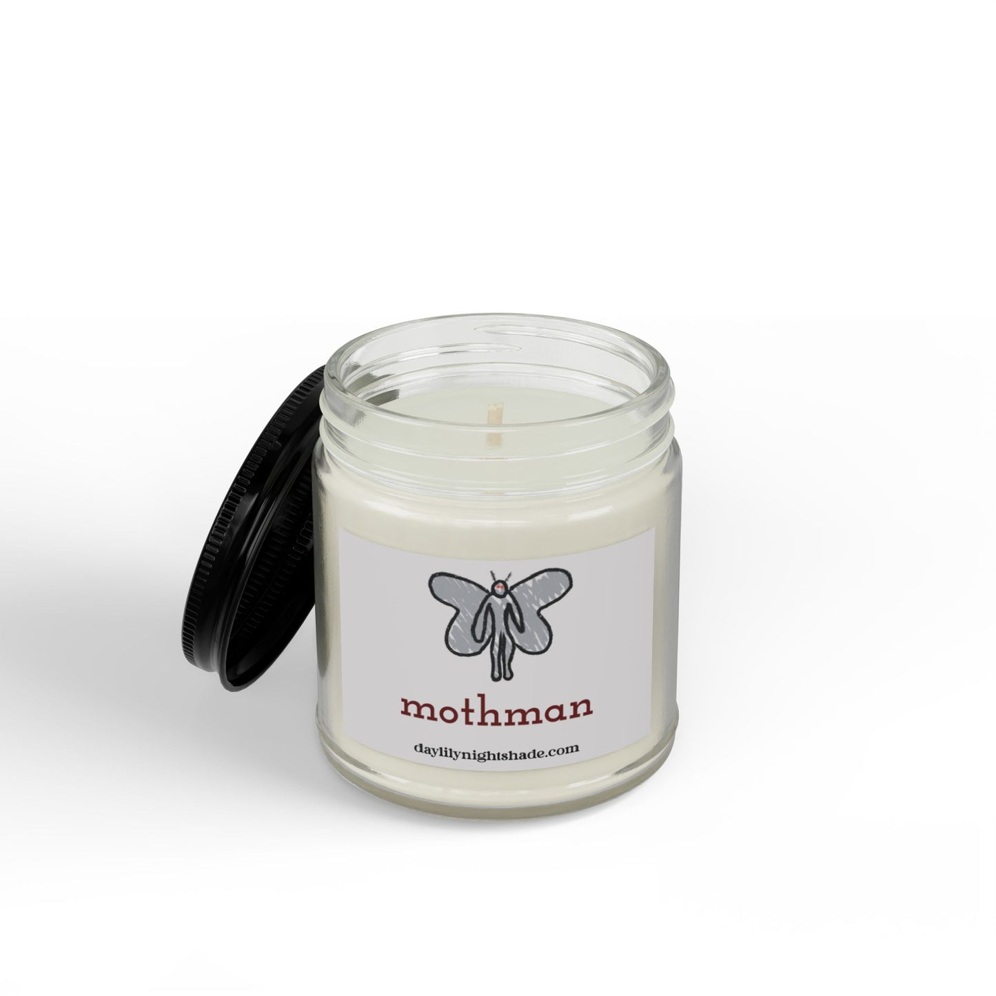Mothman Scented Soy Candle Eucalyptus and Lavender