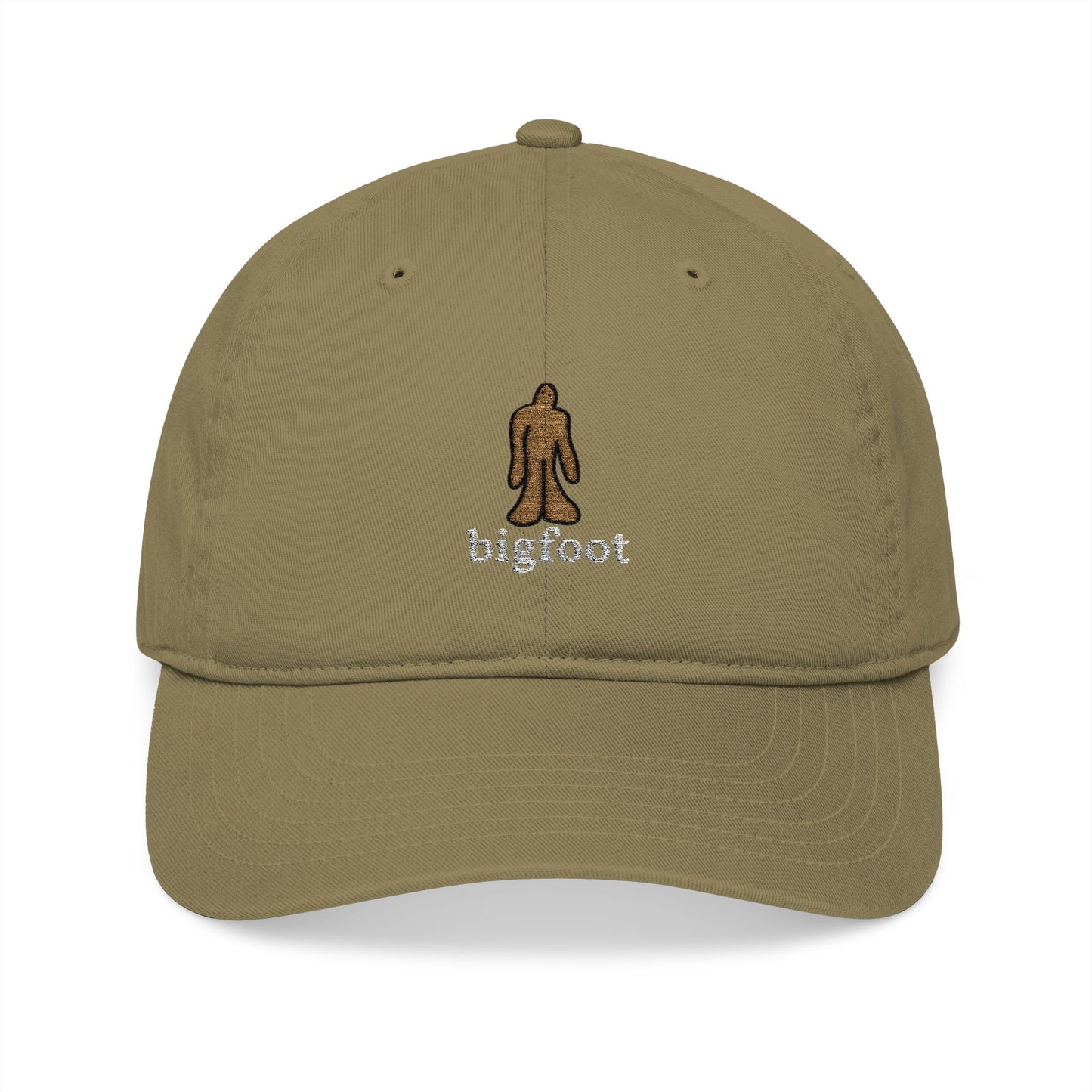 Organic Embroidered Bigfoot Baseball Cap
