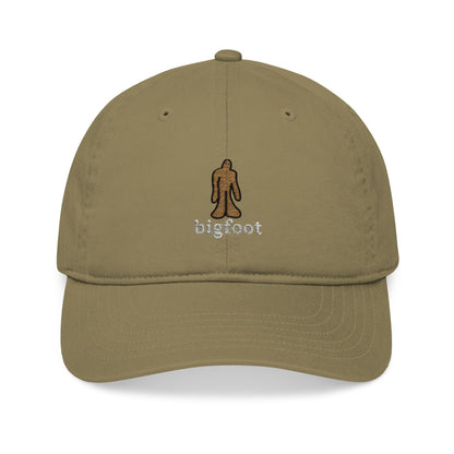 Organic Embroidered Bigfoot Baseball Cap