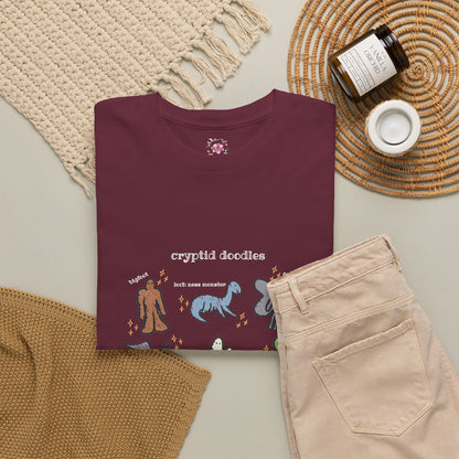 Cryptid Doodles Cotton Tee