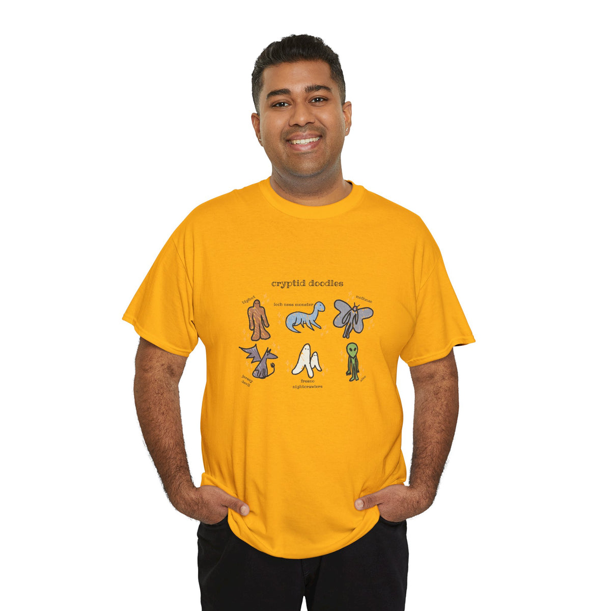 Cryptid Doodles Cotton Tee