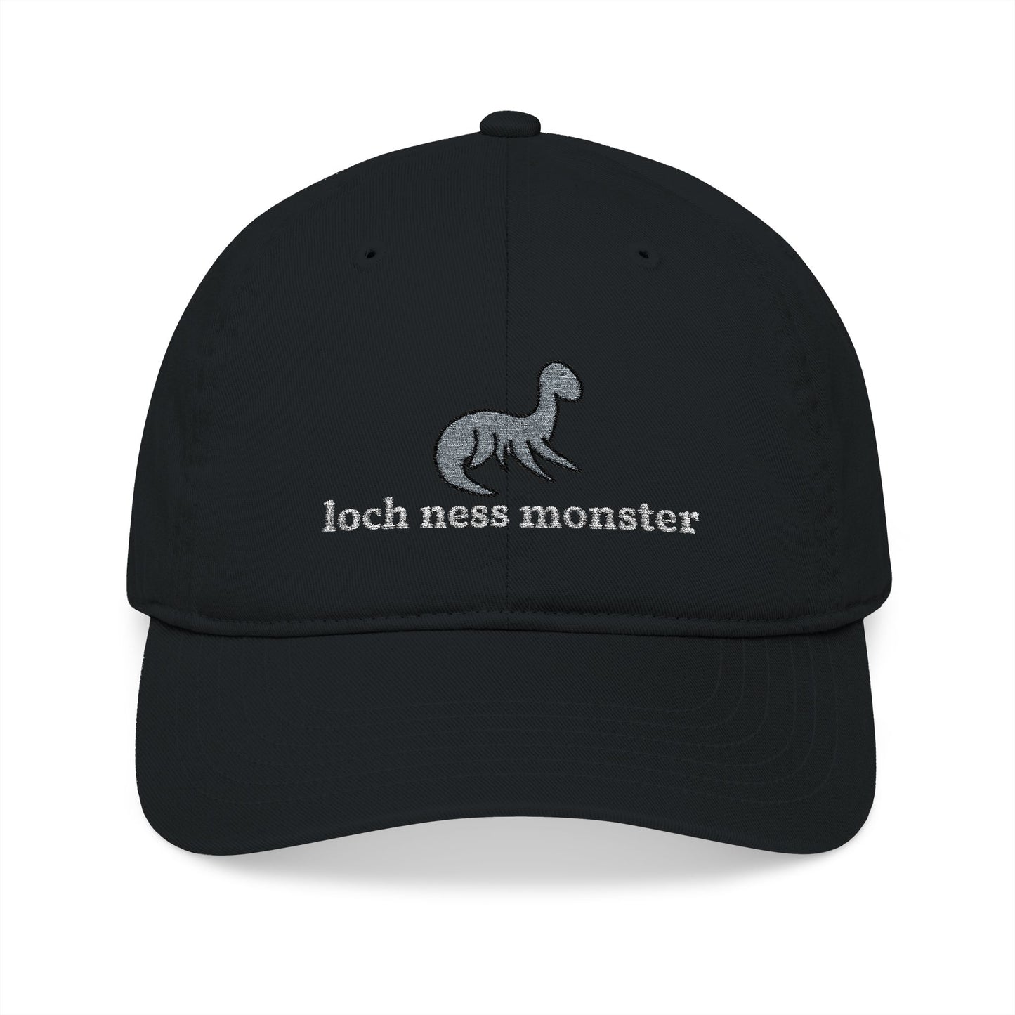 Embroidered Loch Ness Monster Nessie Doodle Dad Hat