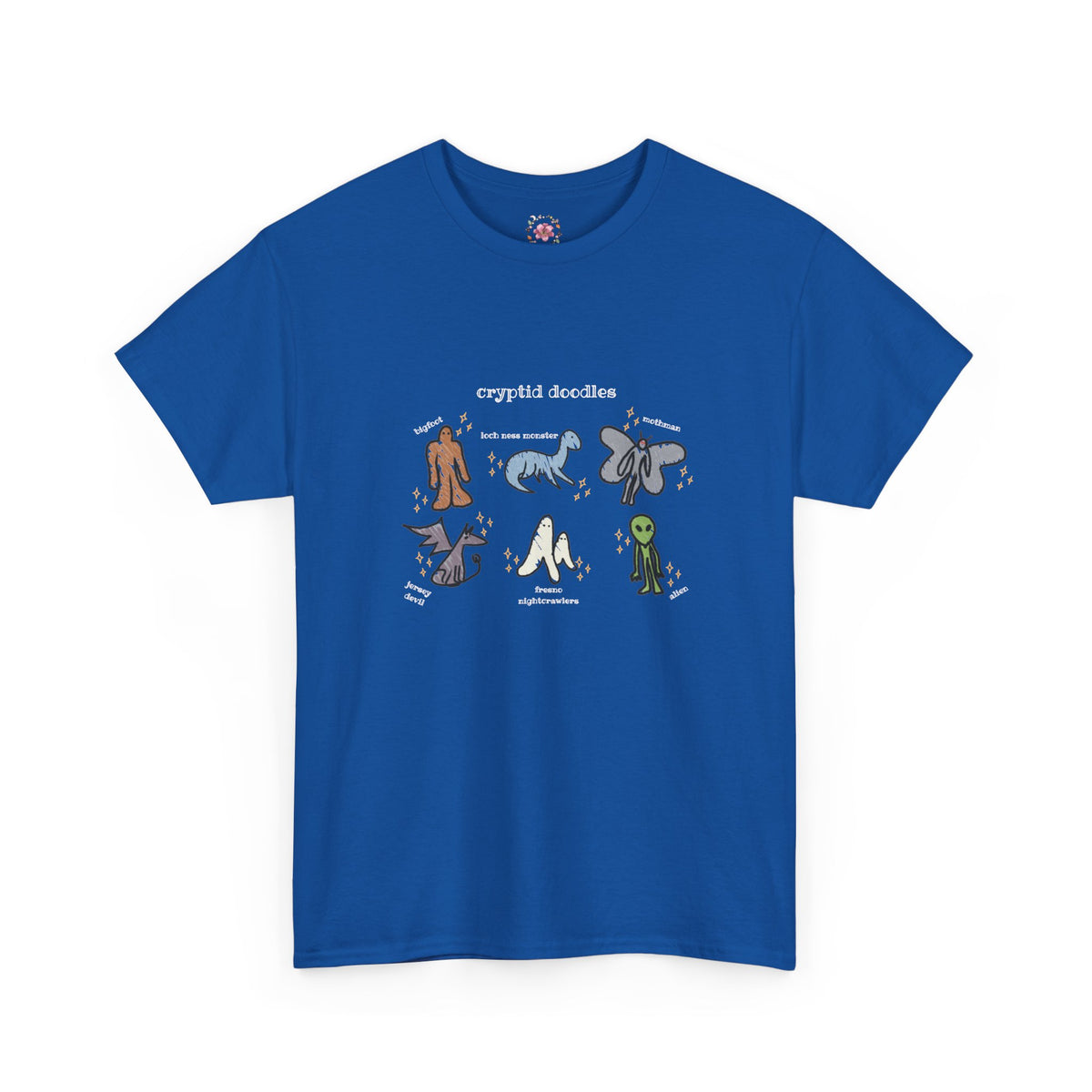 Cryptid Doodles Cotton Tee