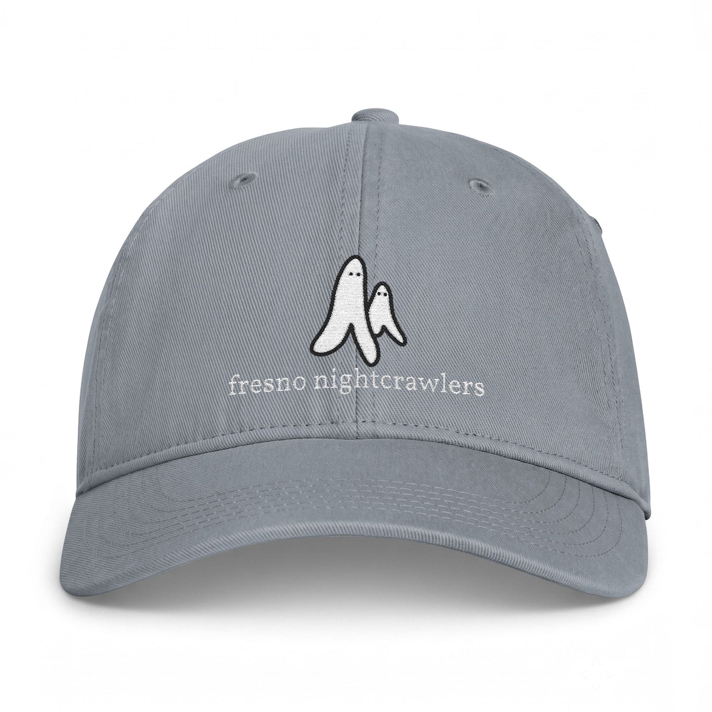 Embroidered Fresno Nightcrawlers Doodle Washed Cotton Hat