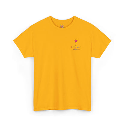 Follow Your Whimsy Heart Balloon Embroidered T Shirt