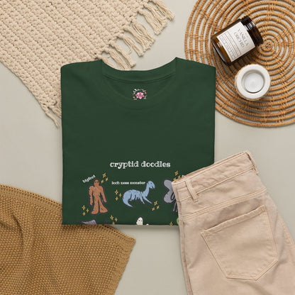 Cryptid Doodles Cotton Tee