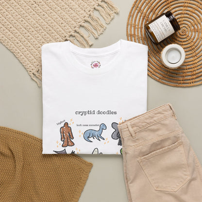 Cryptid Doodles Cotton Tee