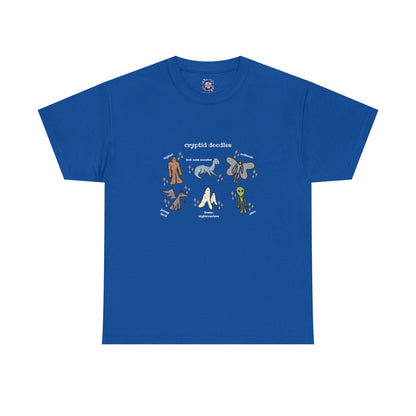 Cryptid Doodles Cotton Tee