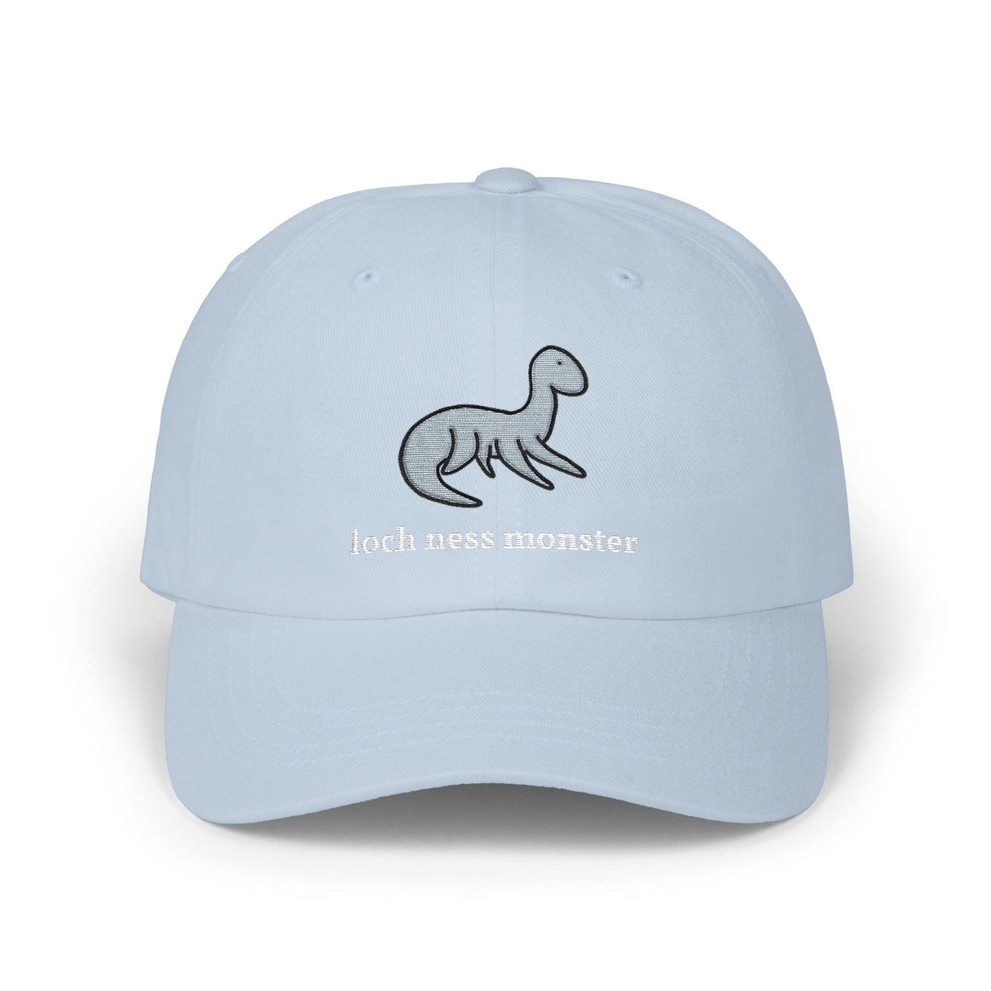 Embroidered Loch Ness Monster Nessie Doodle Dad Hat