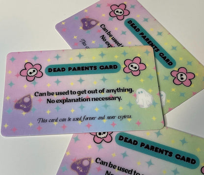 Dead Dad/Mom/Parents Card