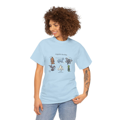 Cryptid Doodles Cotton Tee