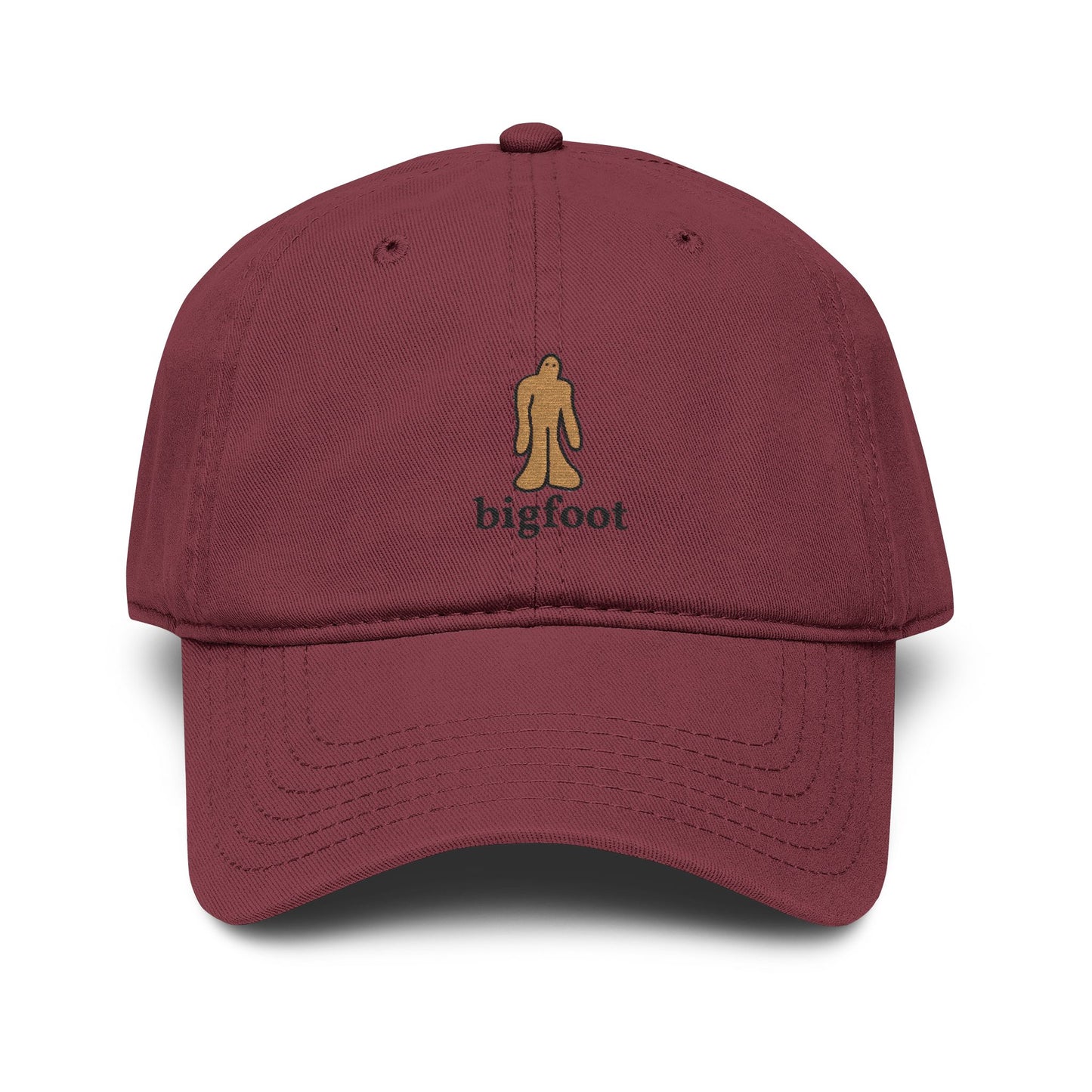 Bigfoot Doodle Embroidered Baseball Cap