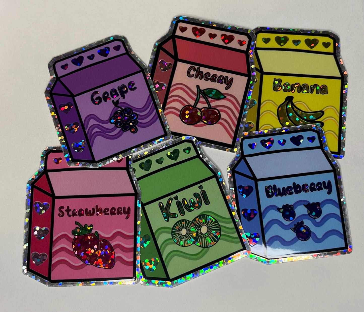 Fruit Juice Kawaii Stickers