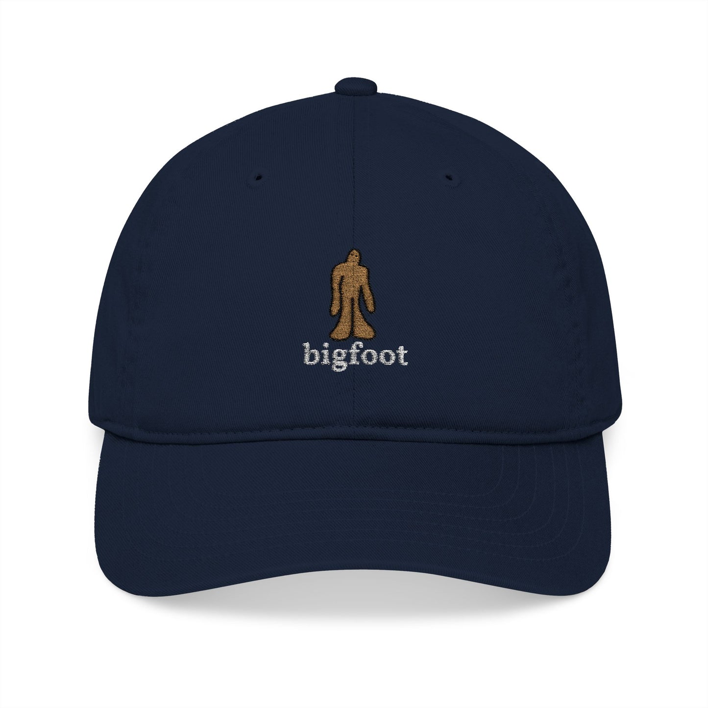 Organic Embroidered Bigfoot Baseball Cap