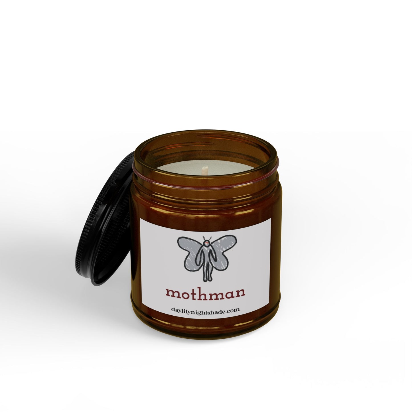 Mothman Scented Soy Candle Eucalyptus and Lavender