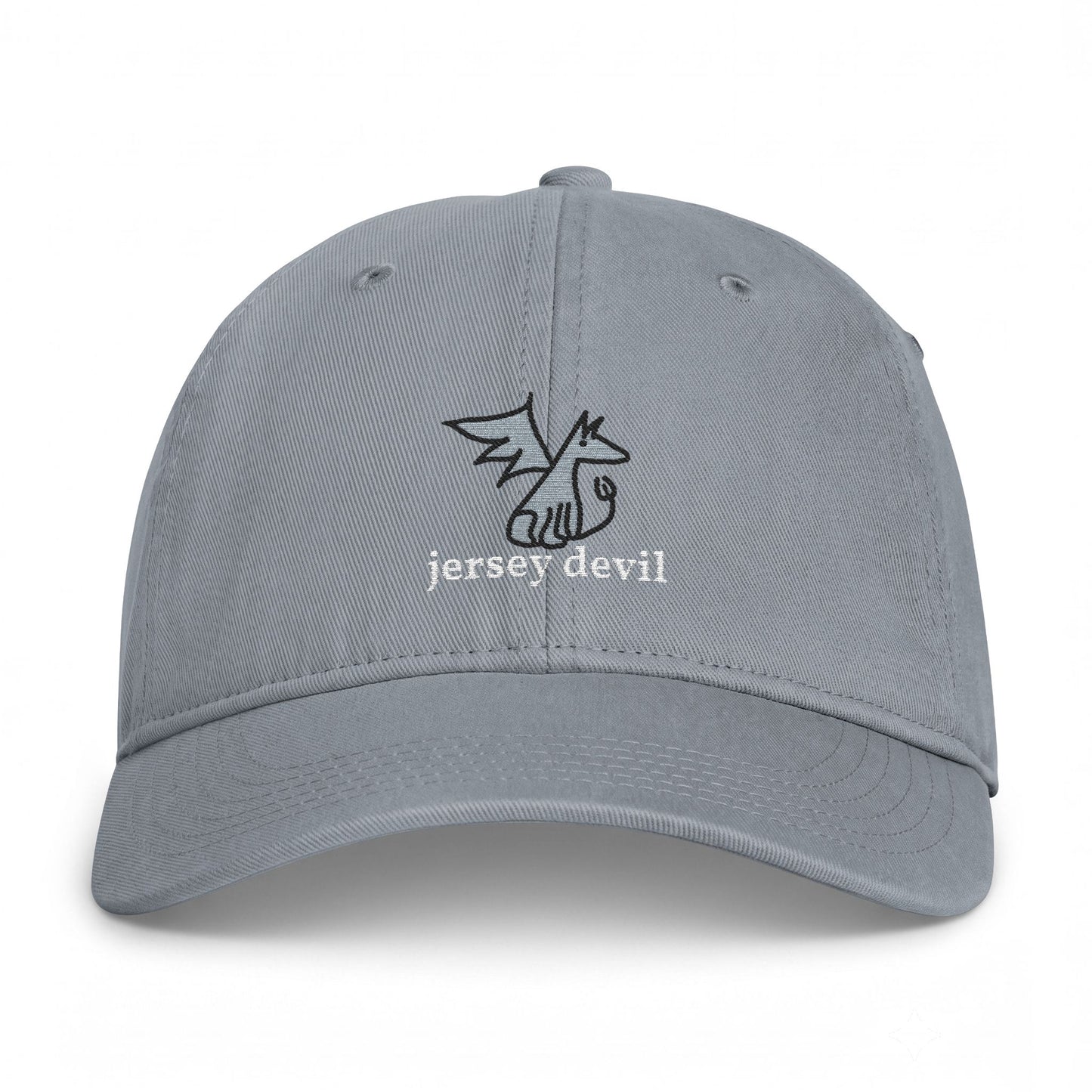 Jersey Devil Doodle Embroidered Baseball Hat