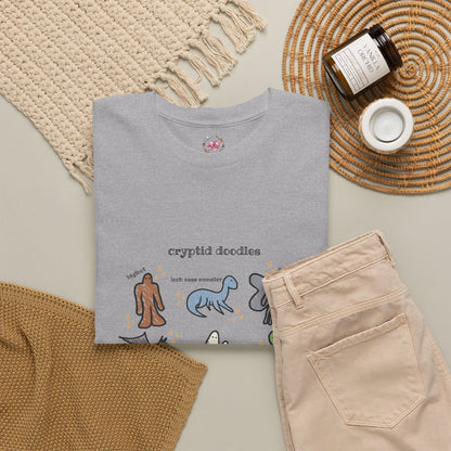 Cryptid Doodles Cotton Tee