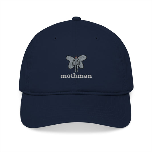 Embroidered Mothman Doodle Dad Hat