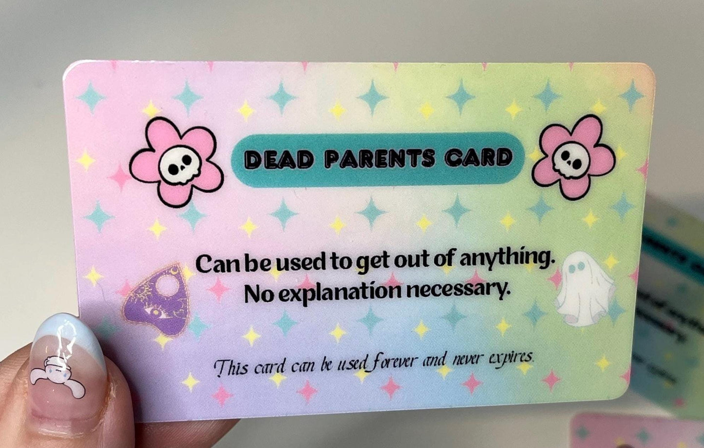 Dead Dad/Mom/Parents Card