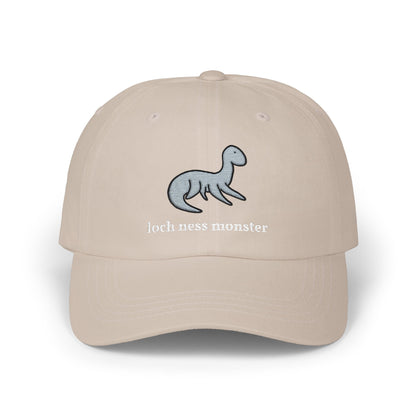 Embroidered Loch Ness Monster Nessie Doodle Dad Hat