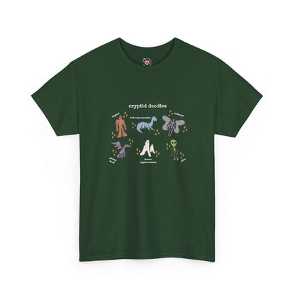 Cryptid Doodles Cotton Tee