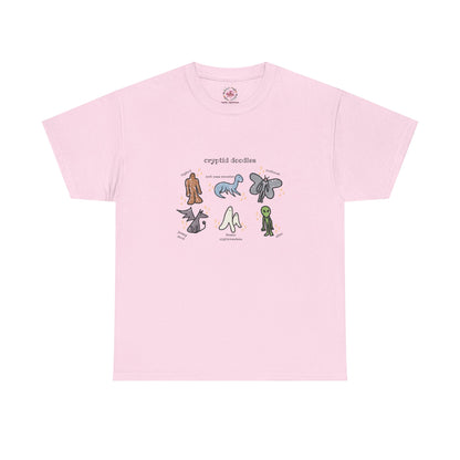 Cryptid Doodles Cotton Tee