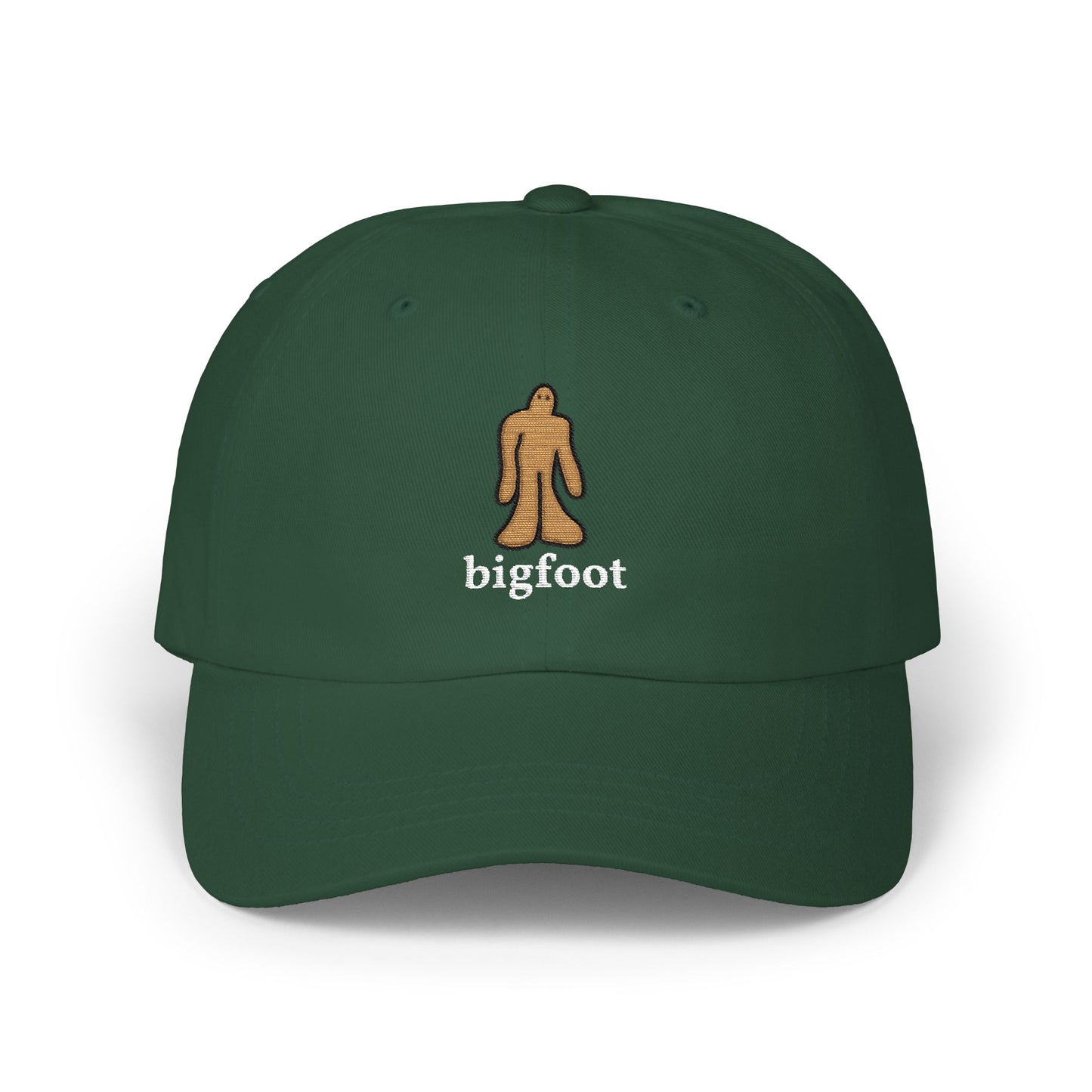 Bigfoot Doodle Embroidered Dad Cap