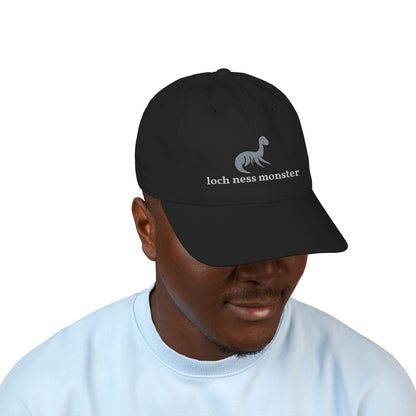 Embroidered Loch Ness Monster Nessie Doodle Dad Hat