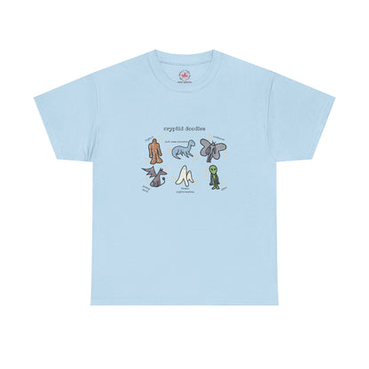 Cryptid Doodles Cotton Tee