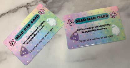 Dead Dad/Mom/Parents Card
