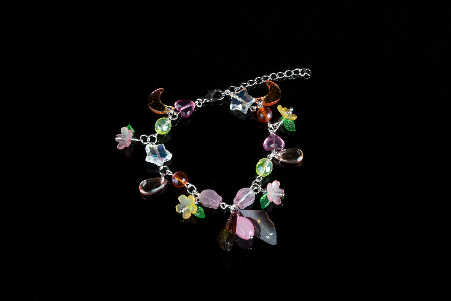 Sunset Fae Cluster Bracelet
