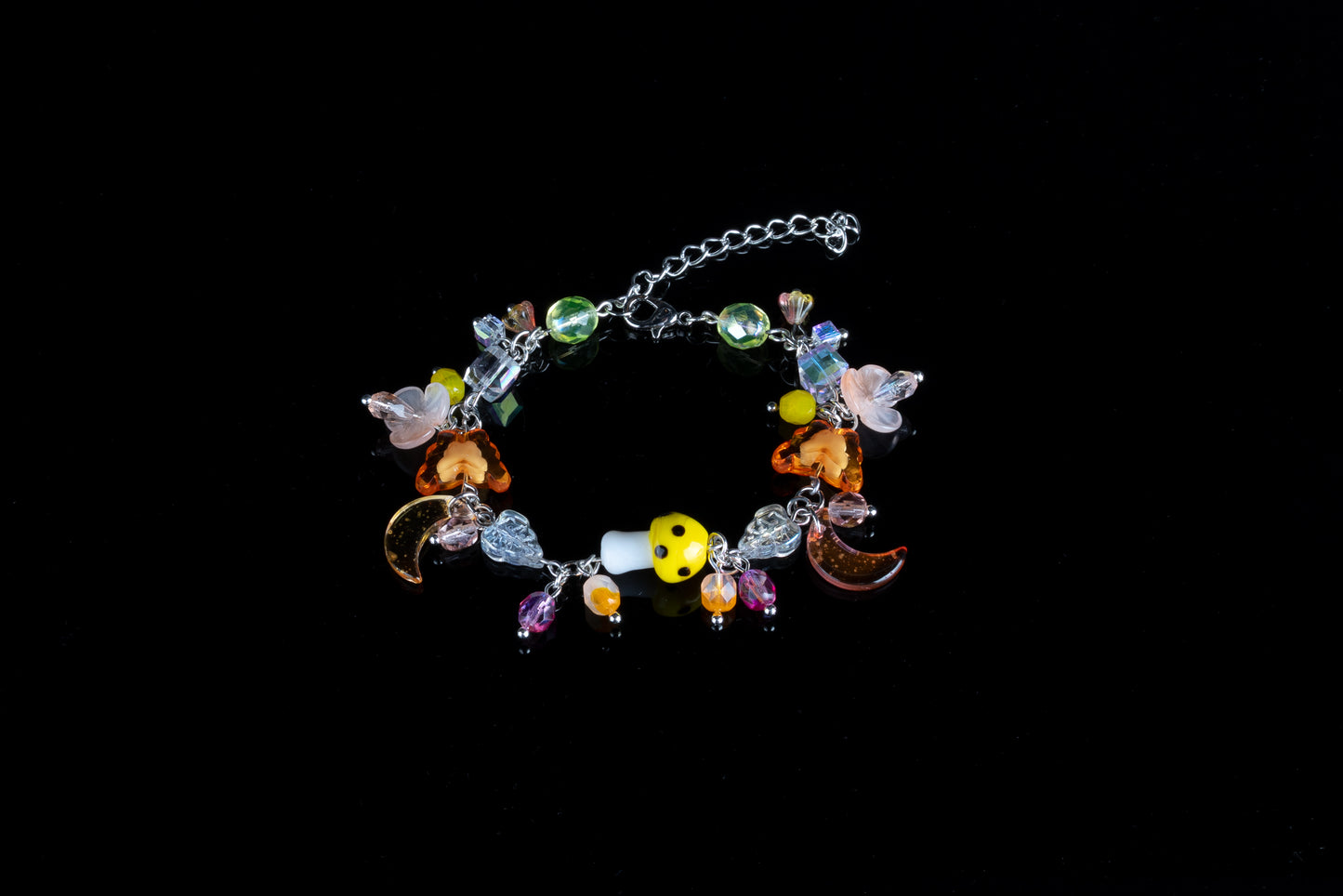 Sunset Fae Cluster Bracelet